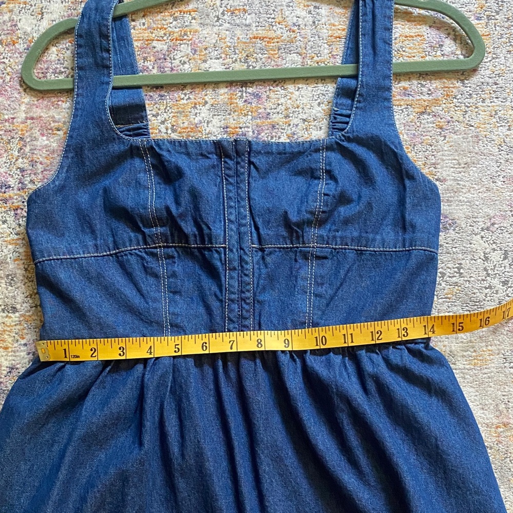 Lone Star Denim Sundress in Deep Blue - Picture 5 of 5